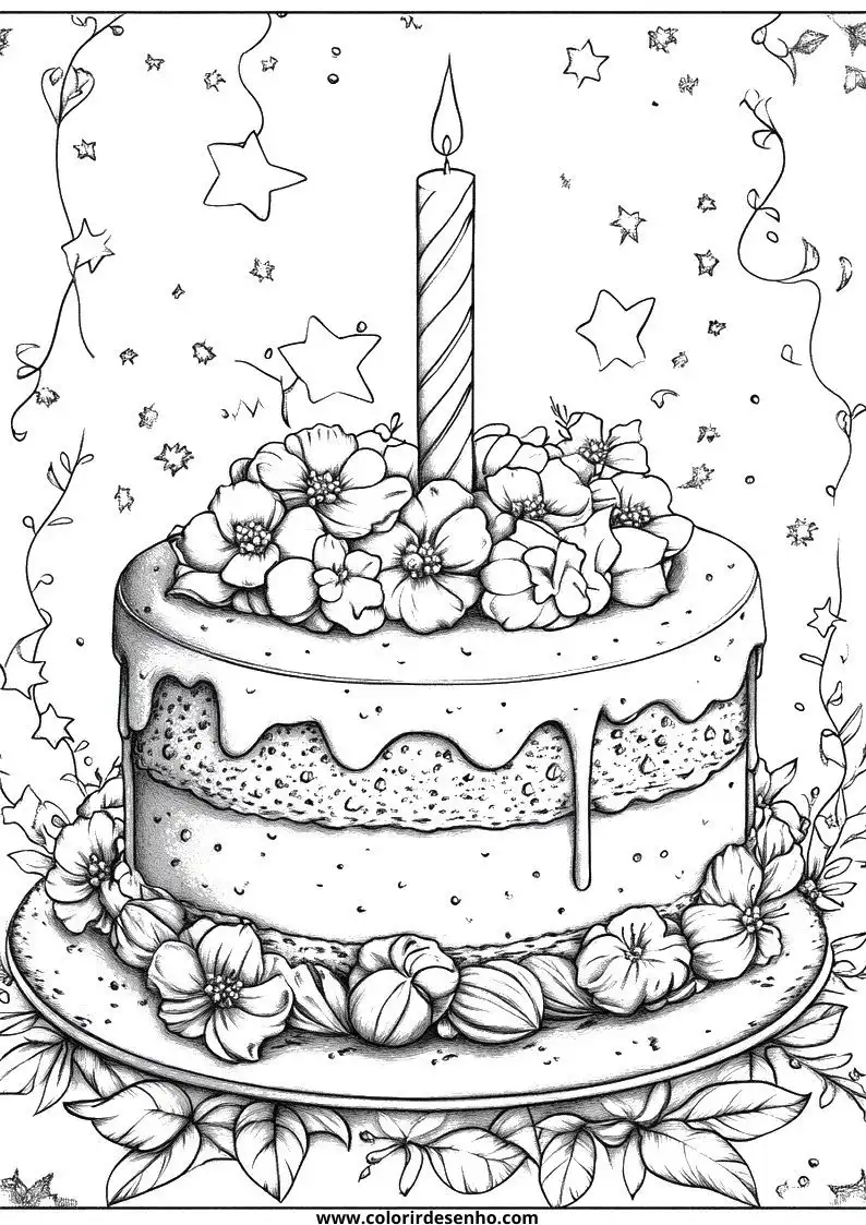 Download Free Printable Birthday Coloring Pages For Kids And Adults 2