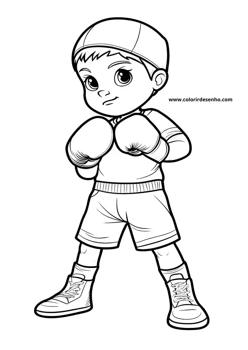 Download Free Printable Boxing Coloring Pages For Kids And Adults 9