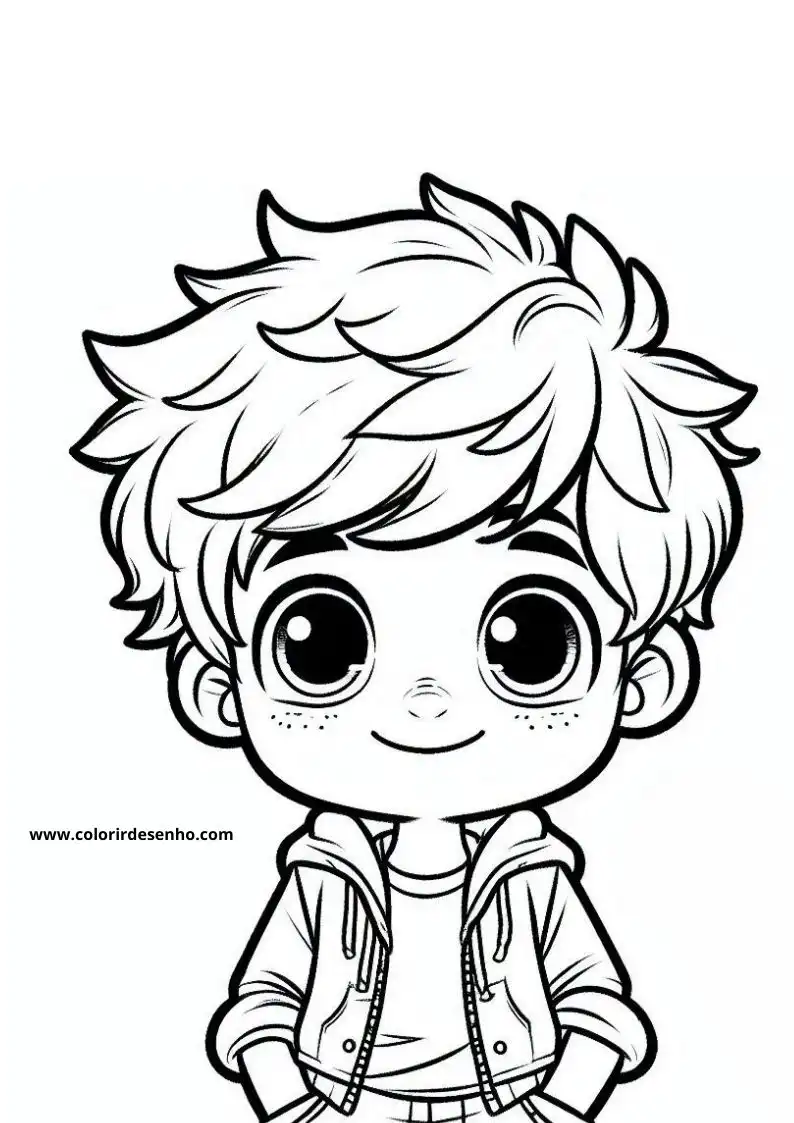Download Free Printable Boy Coloring Pages For Kids And Adults 4