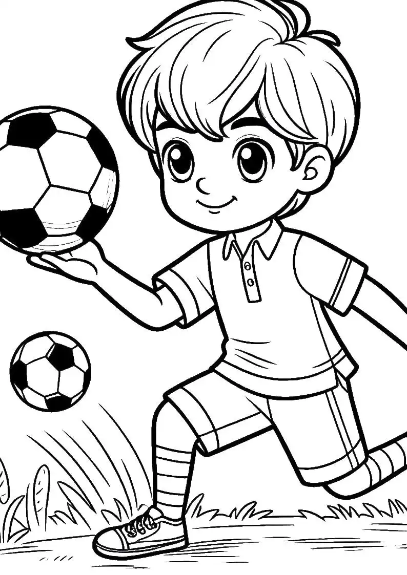 Download Free Printable Boy Coloring Pages For Kids And Adults 7