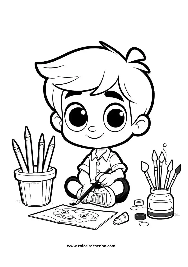 Download Free Printable Boy Coloring Pages For Kids And Adults 9