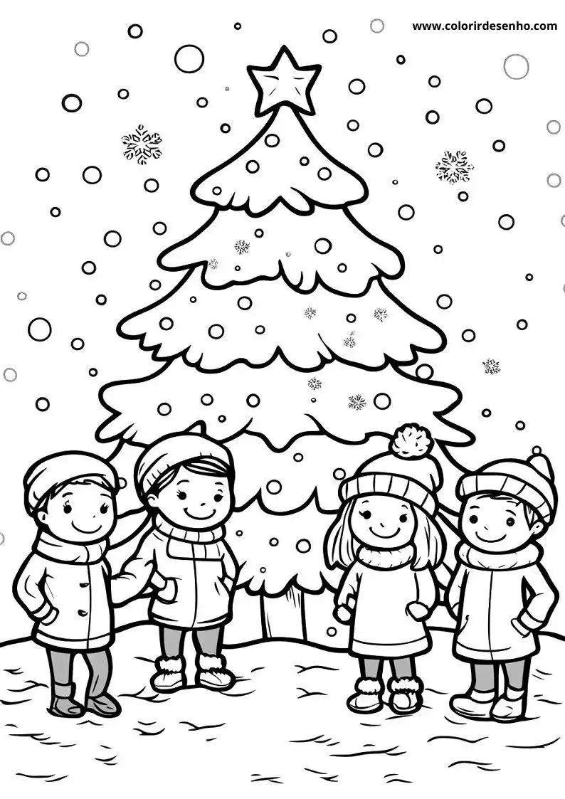 Download Free Printable Christmas Coloring Pages For Kids And Adults 4