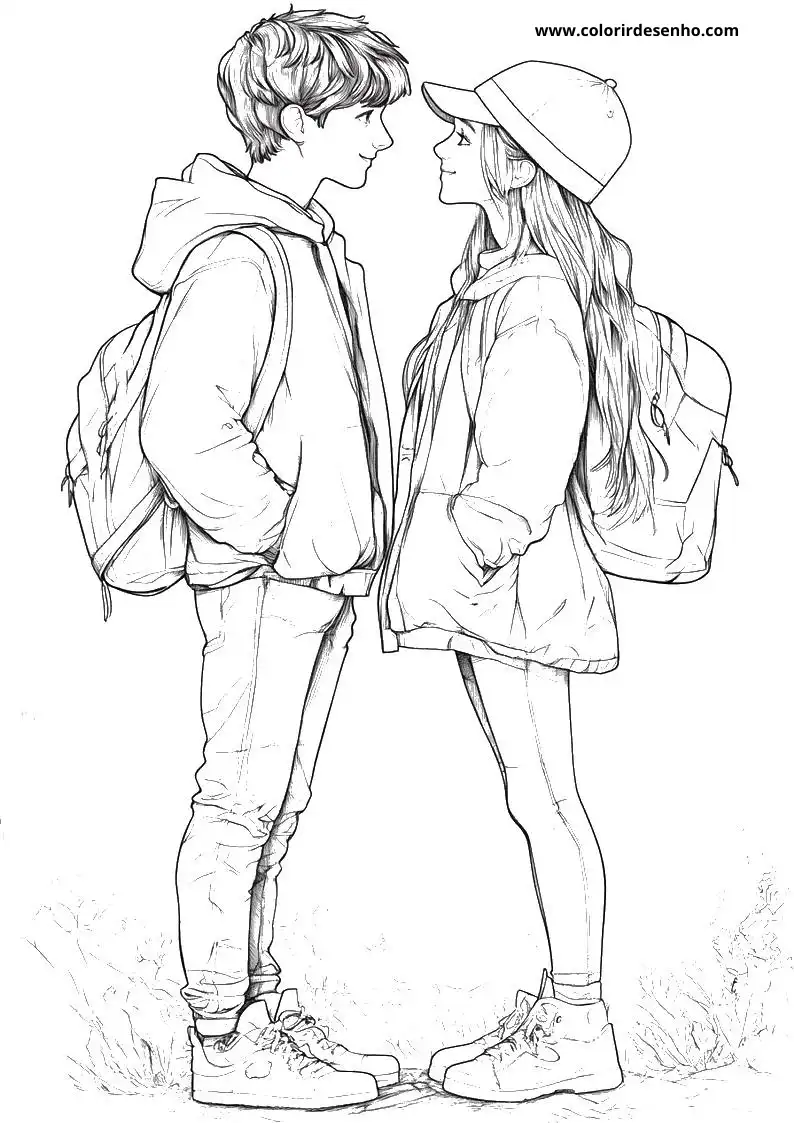 Download Free Printable Couples Coloring Pages For Kids And Adults 8