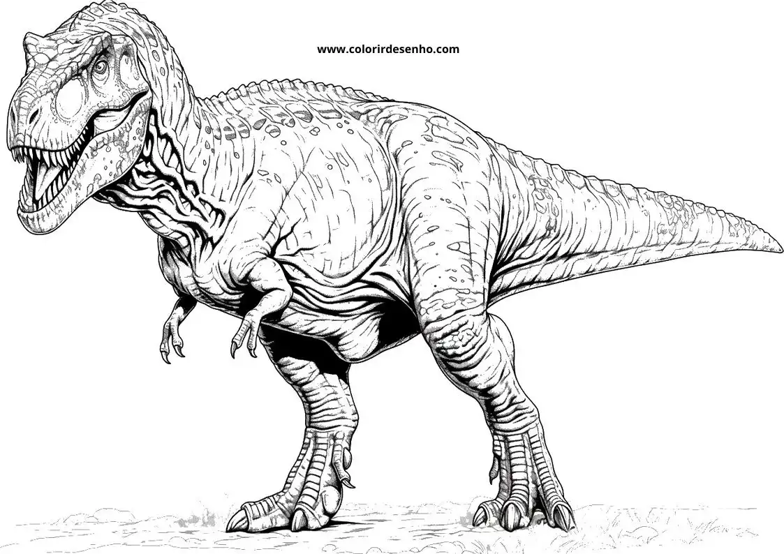 Download Free Printable Dinosaur Coloring Pages For Kids And Adults 1