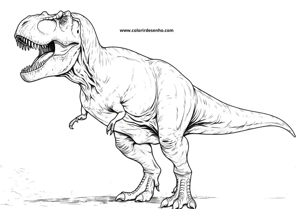 Download Free Printable Dinosaur Coloring Pages For Kids And Adults 3