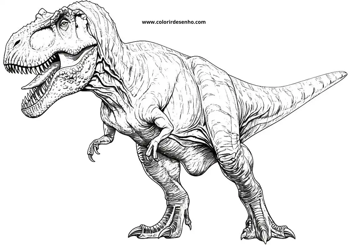 Download Free Printable Dinosaur Coloring Pages For Kids And Adults 6