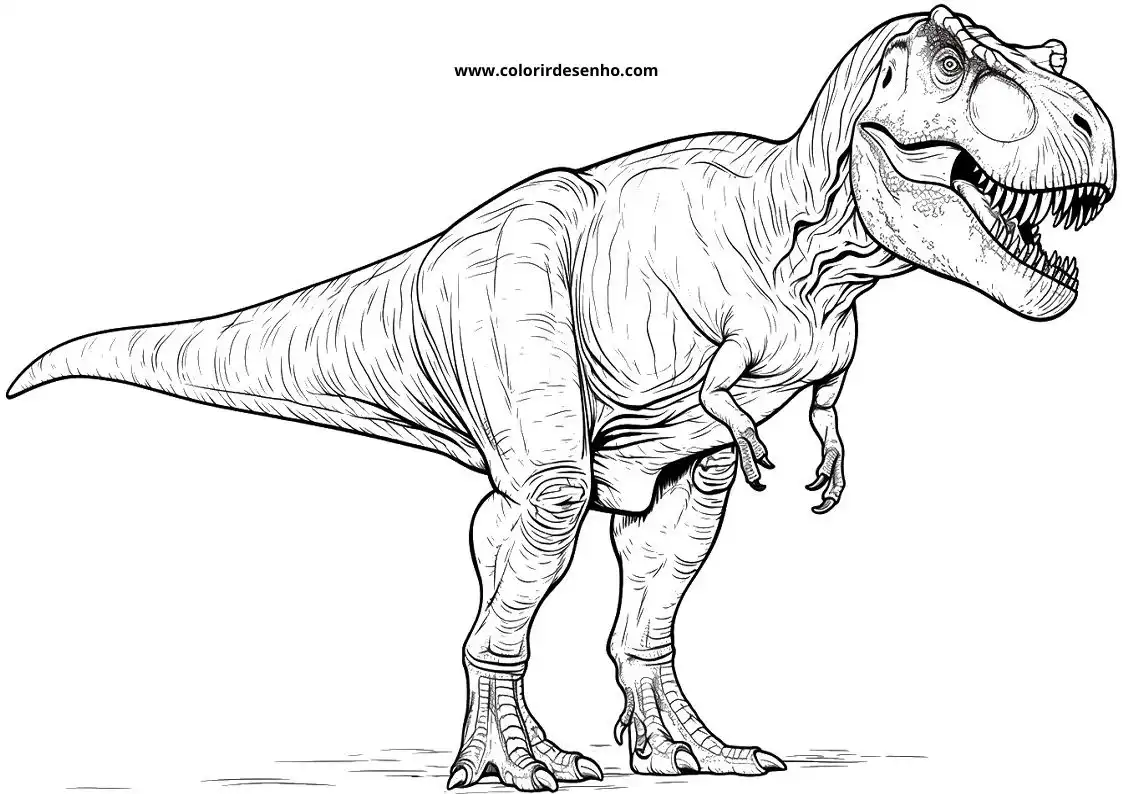 Download Free Printable Dinosaur Coloring Pages For Kids And Adults 7