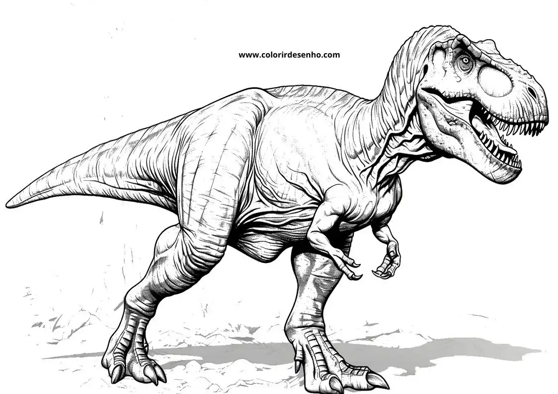Download Free Printable Dinosaur Coloring Pages For Kids And Adults 9