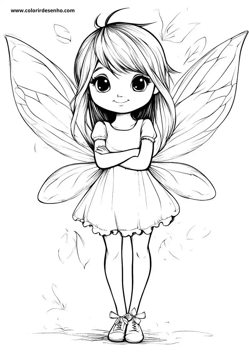 Download Free Printable Fairy Coloring Pages For Kids And Adults 7
