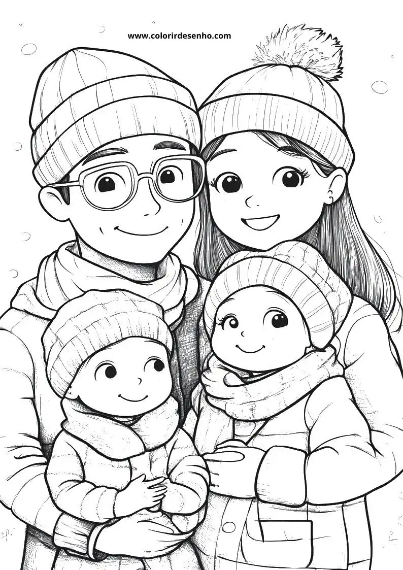 Download Free Printable Family Coloring Pages For Kids And Adults 11