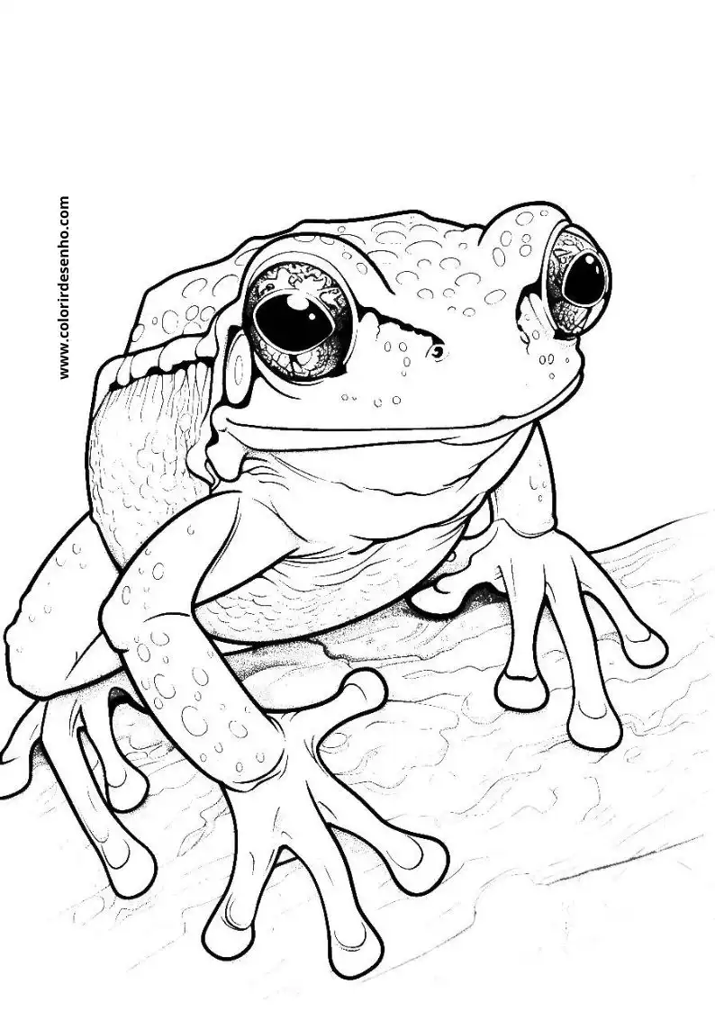 Download Free Printable Frog Coloring Pages For Kids And Adults 11