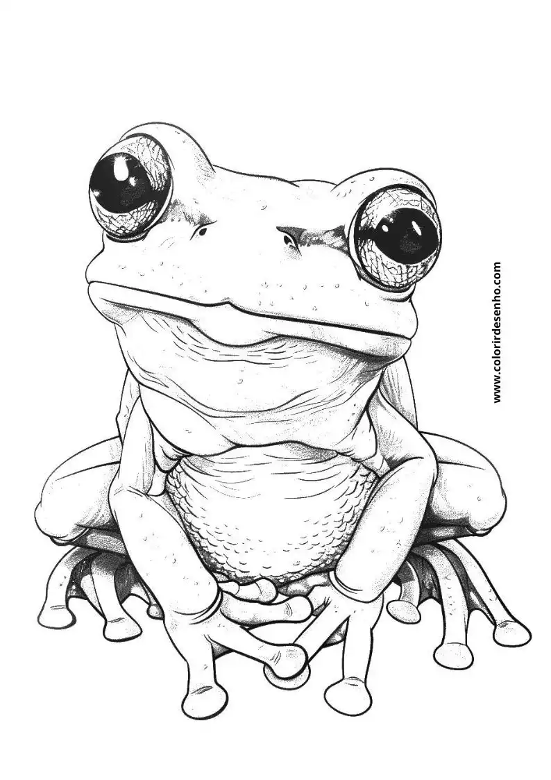 Download Free Printable Frog Coloring Pages For Kids And Adults 12