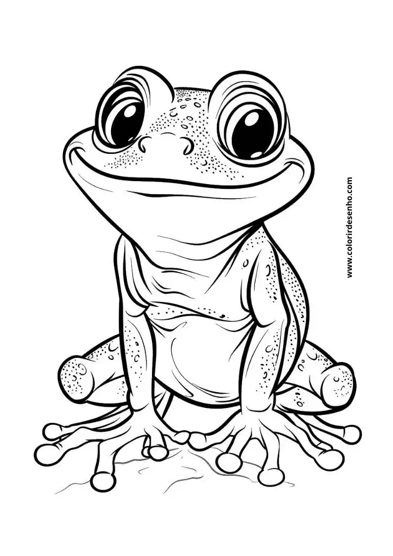 Download Free Printable Frog Coloring Pages For Kids And Adults 3