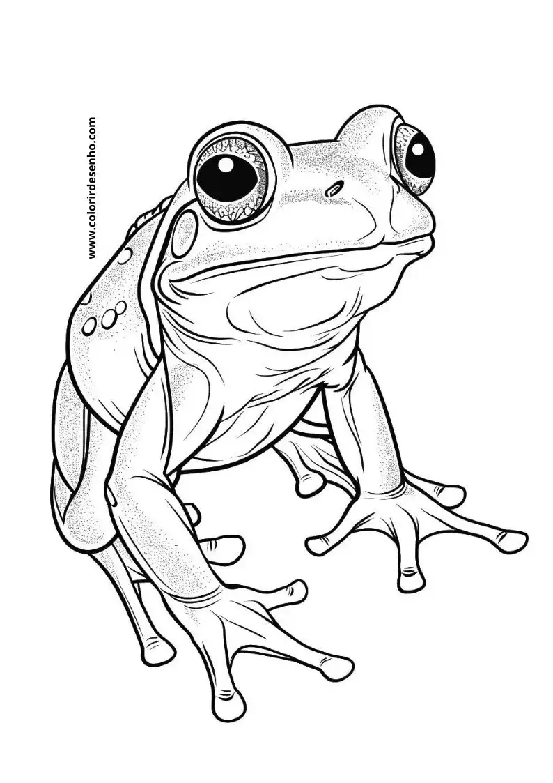 Download Free Printable Frog Coloring Pages For Kids And Adults 5