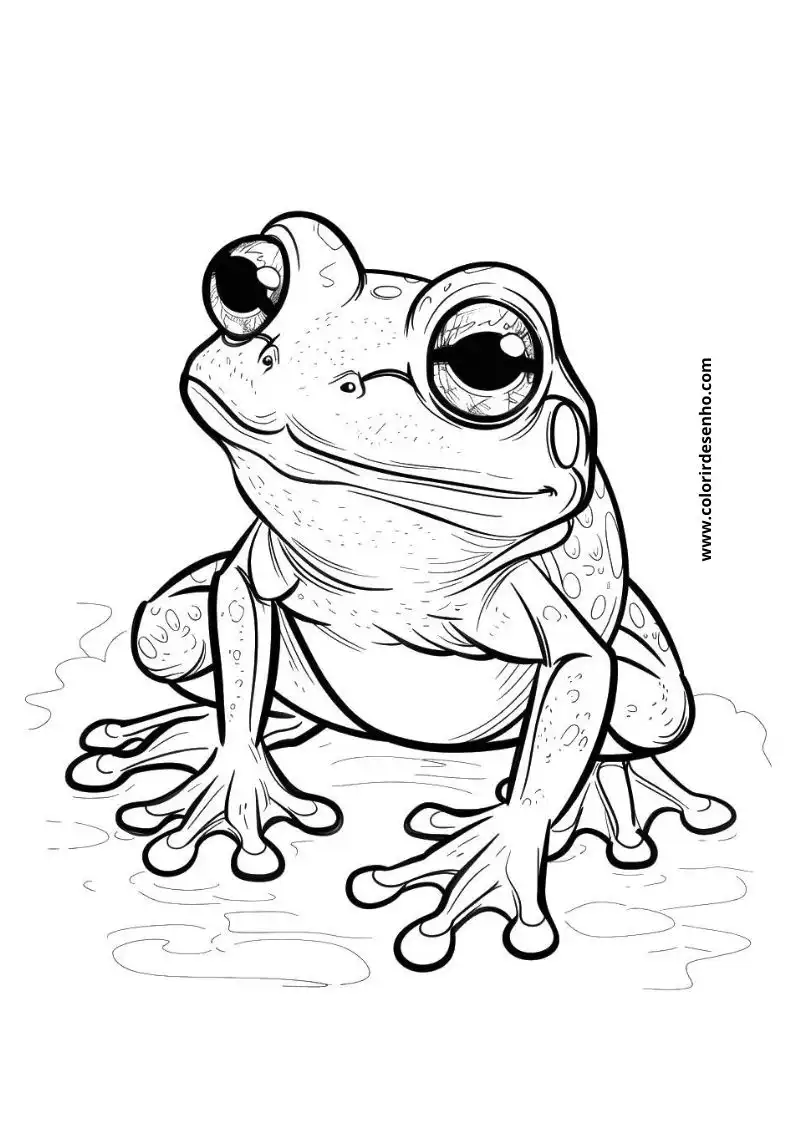 Download Free Printable Frog Coloring Pages For Kids And Adults 8