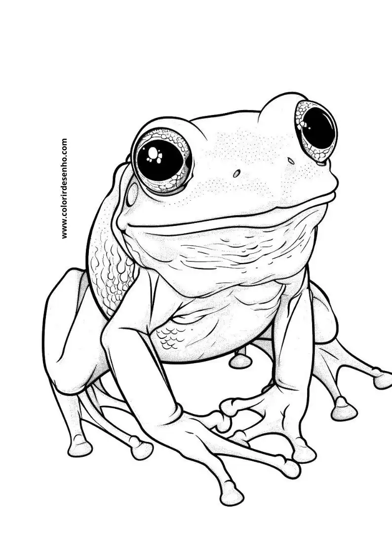 Download Free Printable Frog Coloring Pages For Kids And Adults 9