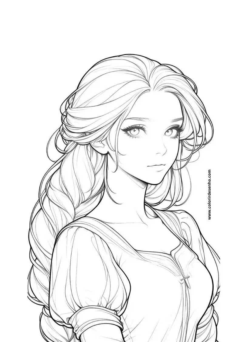 Download Free Printable Girl Coloring Pages For Kids And Adults 6