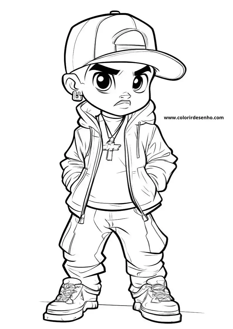 Download Free Printable Hip Hop Coloring Pages For Kids And Adults 3