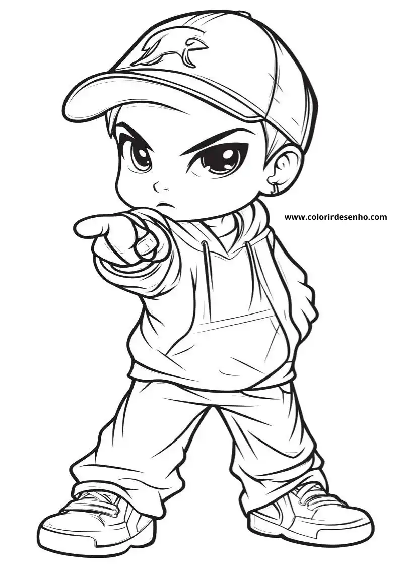 Download Free Printable Hip Hop Coloring Pages For Kids And Adults 4