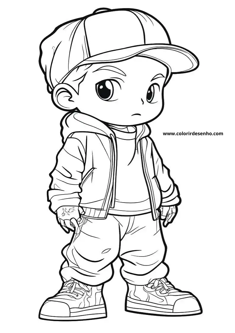 Download Free Printable Hip Hop Coloring Pages For Kids And Adults 6