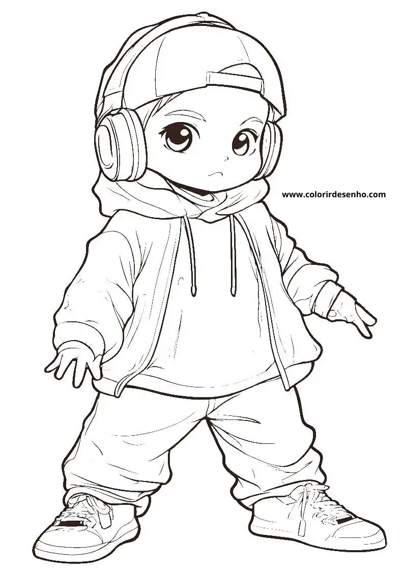 Download Free Printable Hip Hop Coloring Pages For Kids And Adults 7