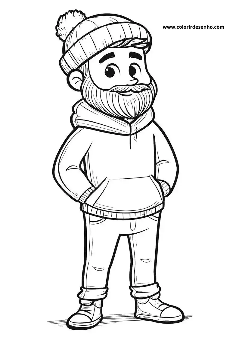 Download Free Printable Man Coloring Pages For Kids And Adults 6
