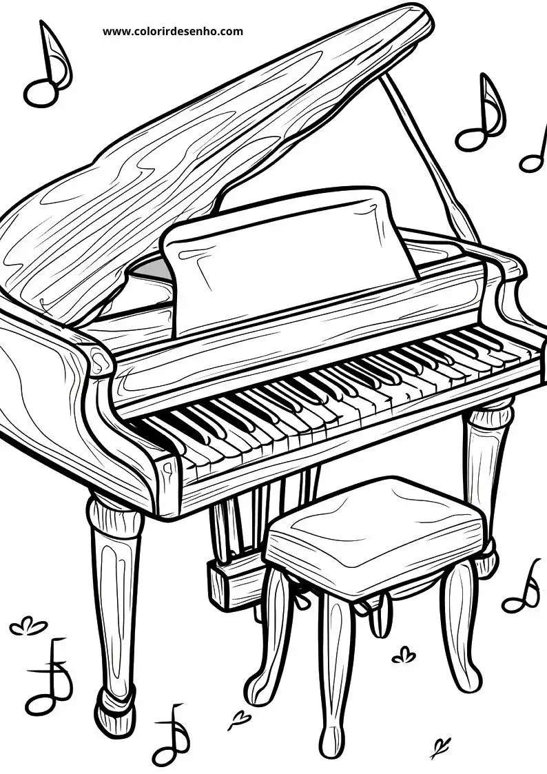 Download Free Printable Music Coloring Pages For Kids And Adults 1
