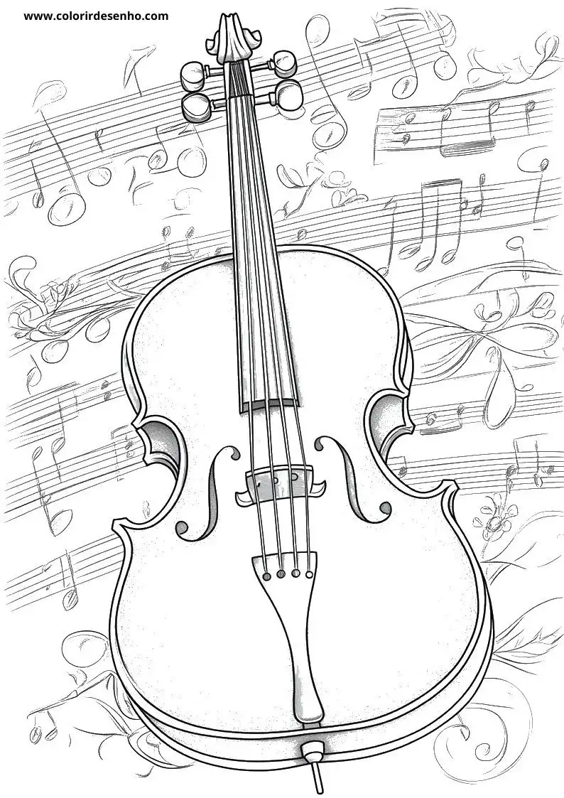 Download Free Printable Music Coloring Pages For Kids And Adults 8