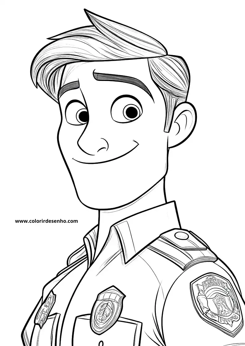 Download Free Printable Police Coloring Pages For Kids And Adults 2