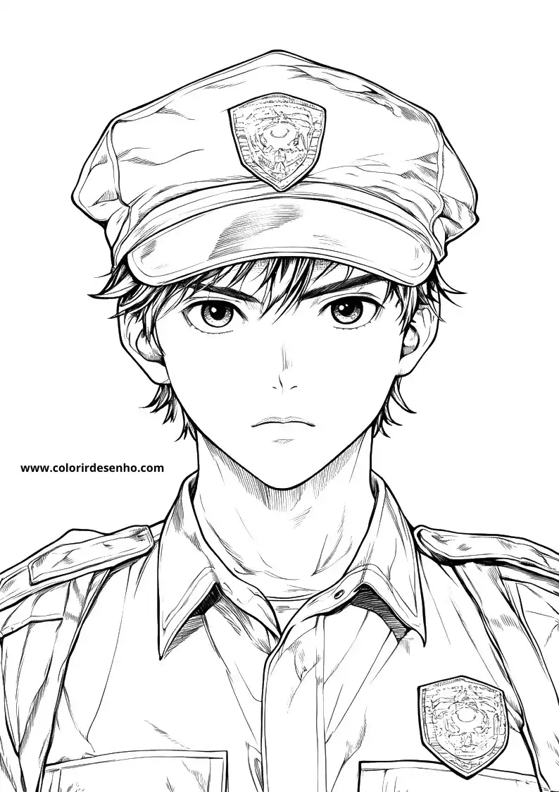 Download Free Printable Police Coloring Pages For Kids And Adults 3