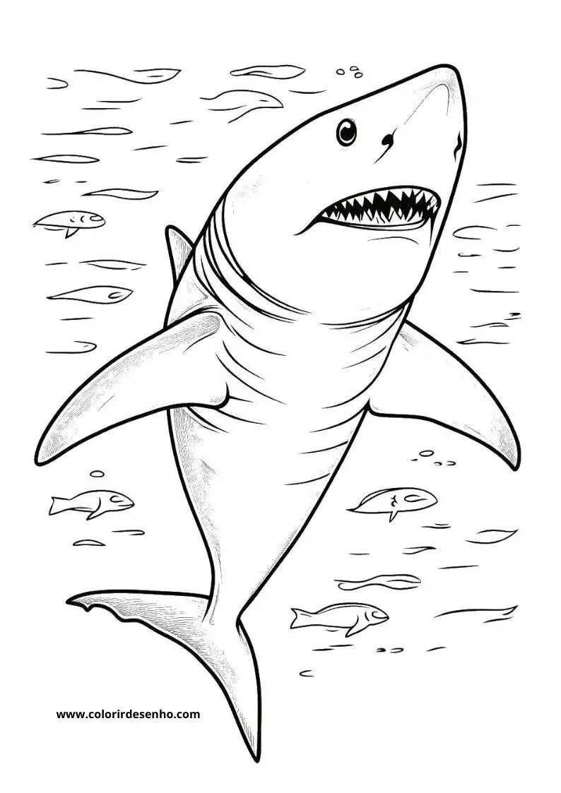 Download Free Printable Shark Coloring Pages For Kids And Adults 7