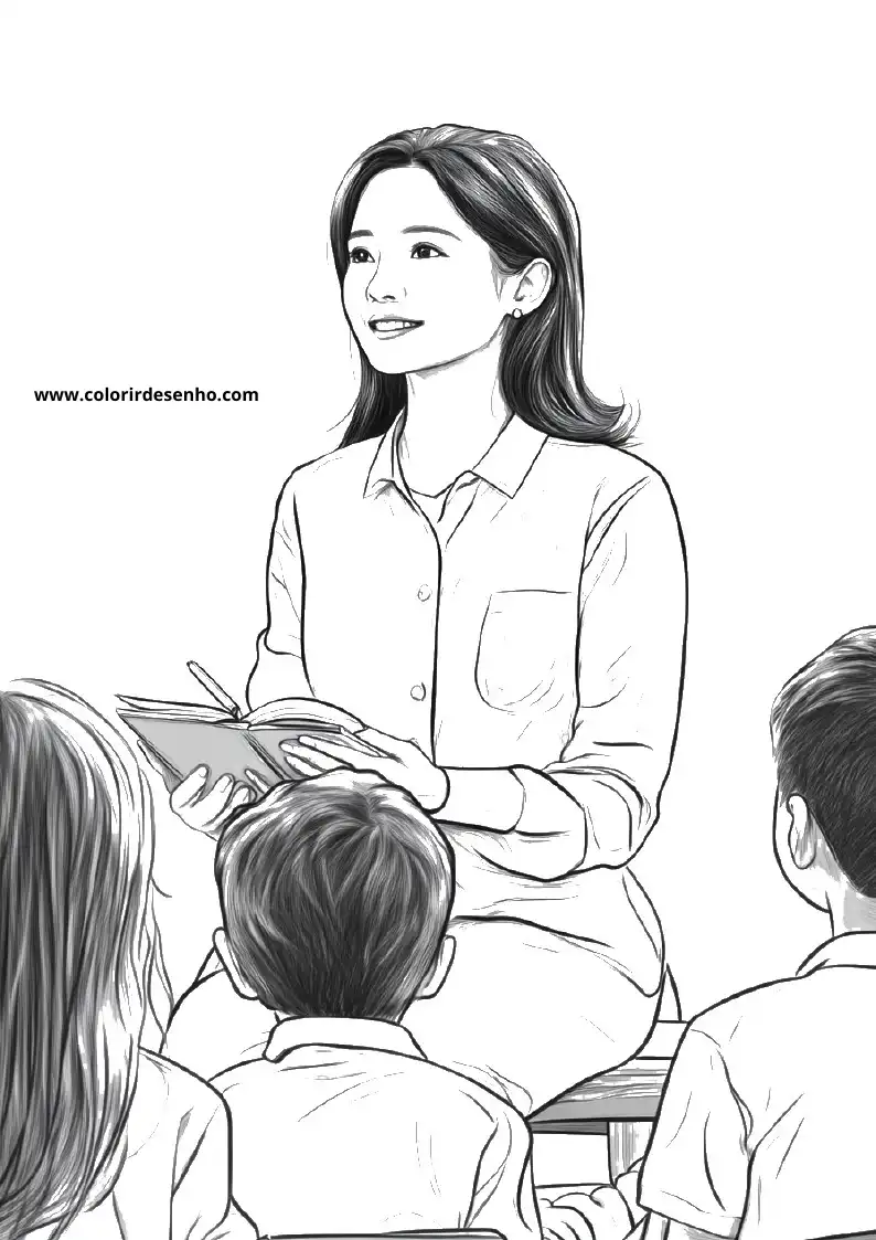 Download Free Printable Teacher Coloring Pages For Kids And Adults4