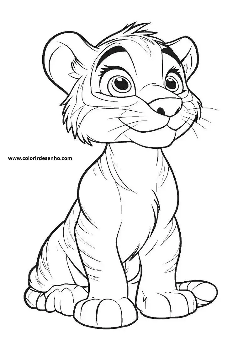 Download Free Printable Tiger Coloring Pages For Kids And Adults 6