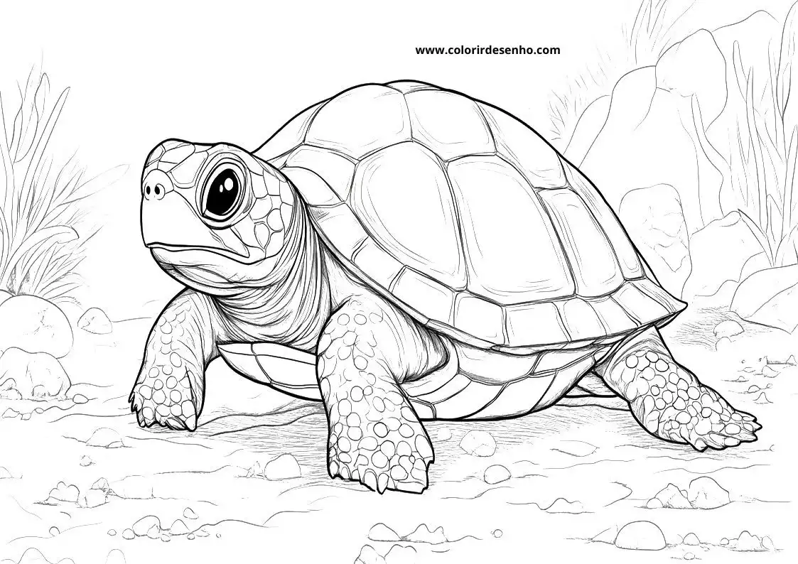Download Free Printable Turtle Coloring Pages For Kids And Adults 8