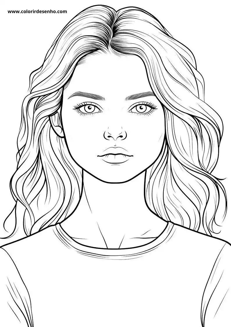 Download Free Printable Woman Coloring Pages For Kids And Adults 11