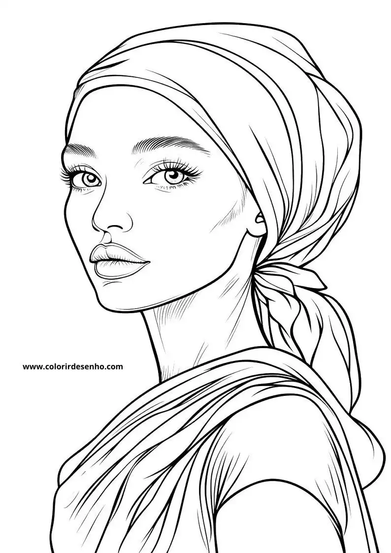 Download Free Printable Woman Coloring Pages For Kids And Adults 2