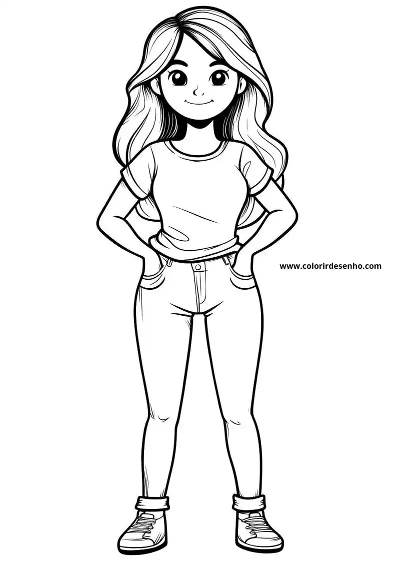 Download Free Printable Woman Coloring Pages For Kids And Adults 4