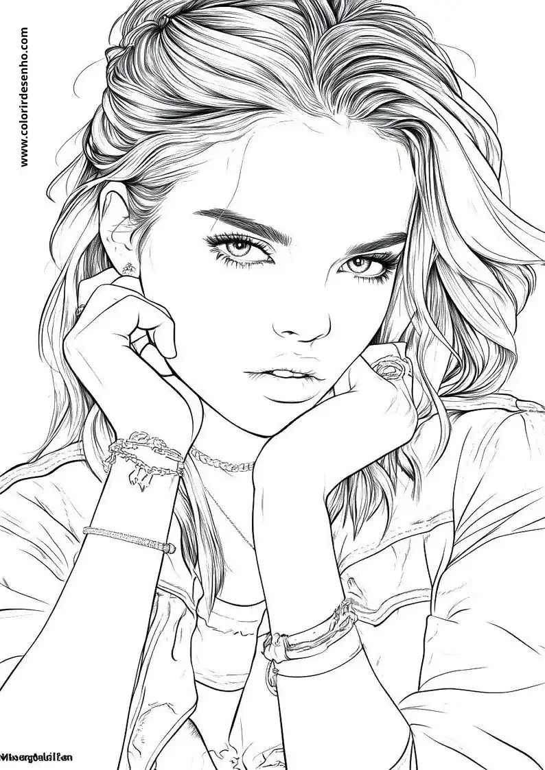 Download Free Printable Woman Coloring Pages For Kids And Adults 5