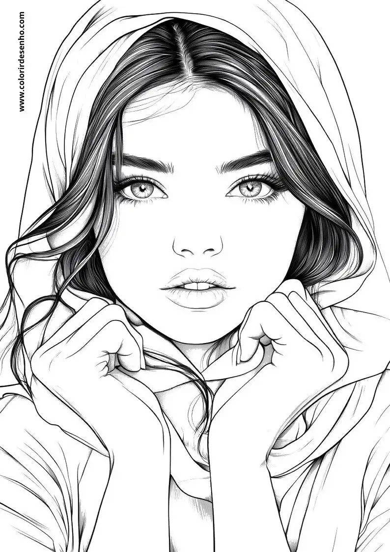 Download Free Printable Woman Coloring Pages For Kids And Adults 7