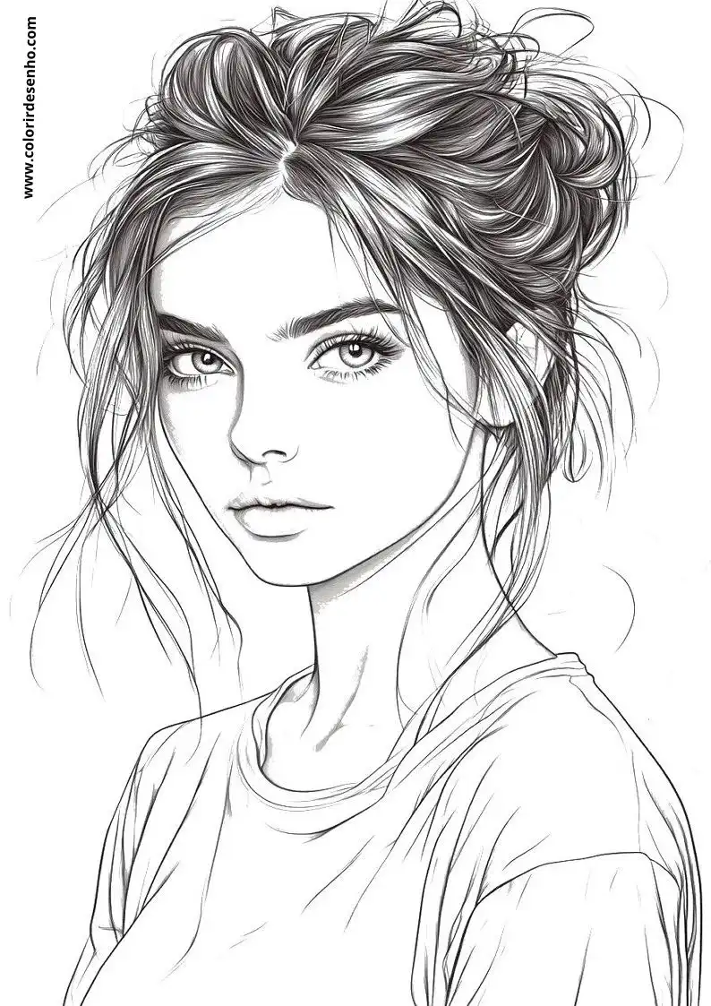 Download Free Printable Woman Coloring Pages For Kids And Adults 9