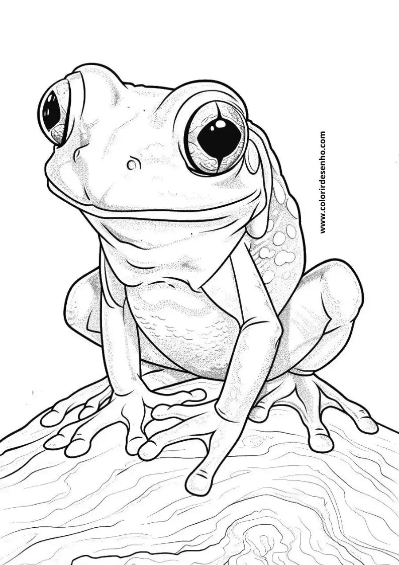 Download Frog Coloring Pages 1