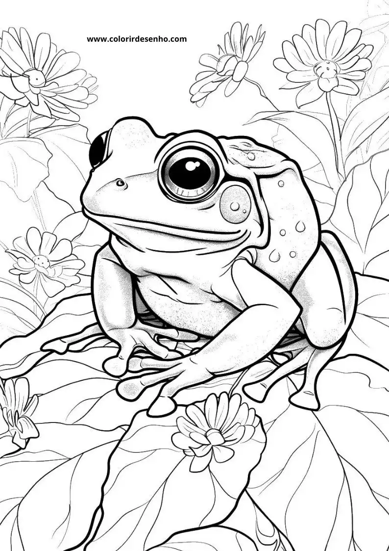 Download Frog Coloring Pages 10
