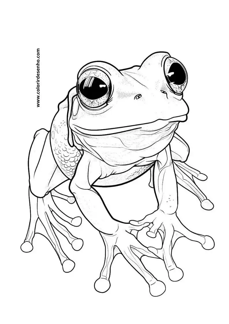Download Frog Coloring Pages 3