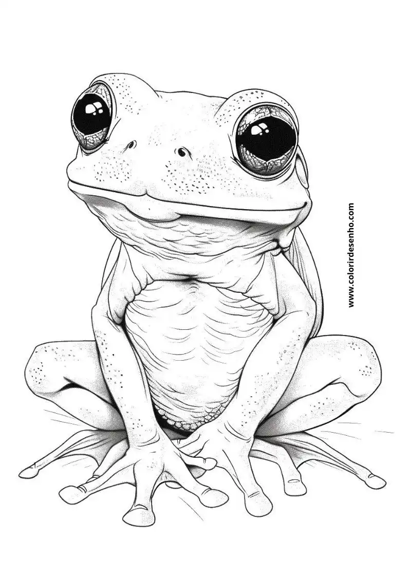 Download Frog Coloring Pages 6