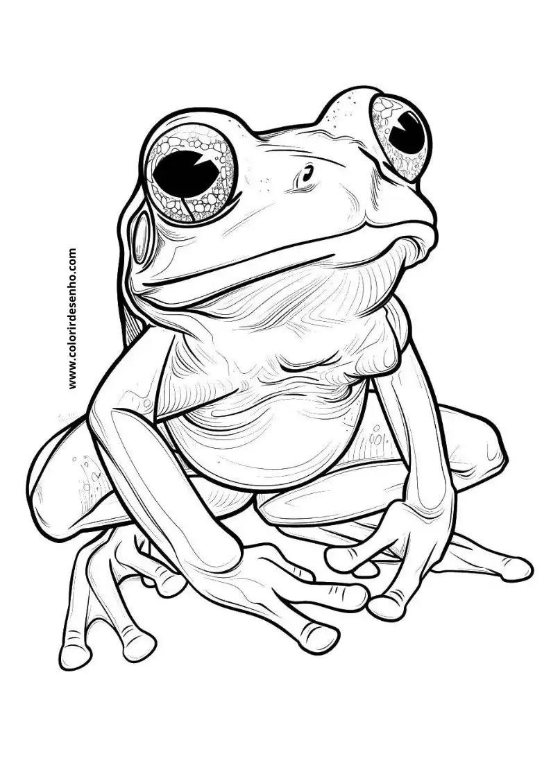 Download Frog Coloring Pages 7