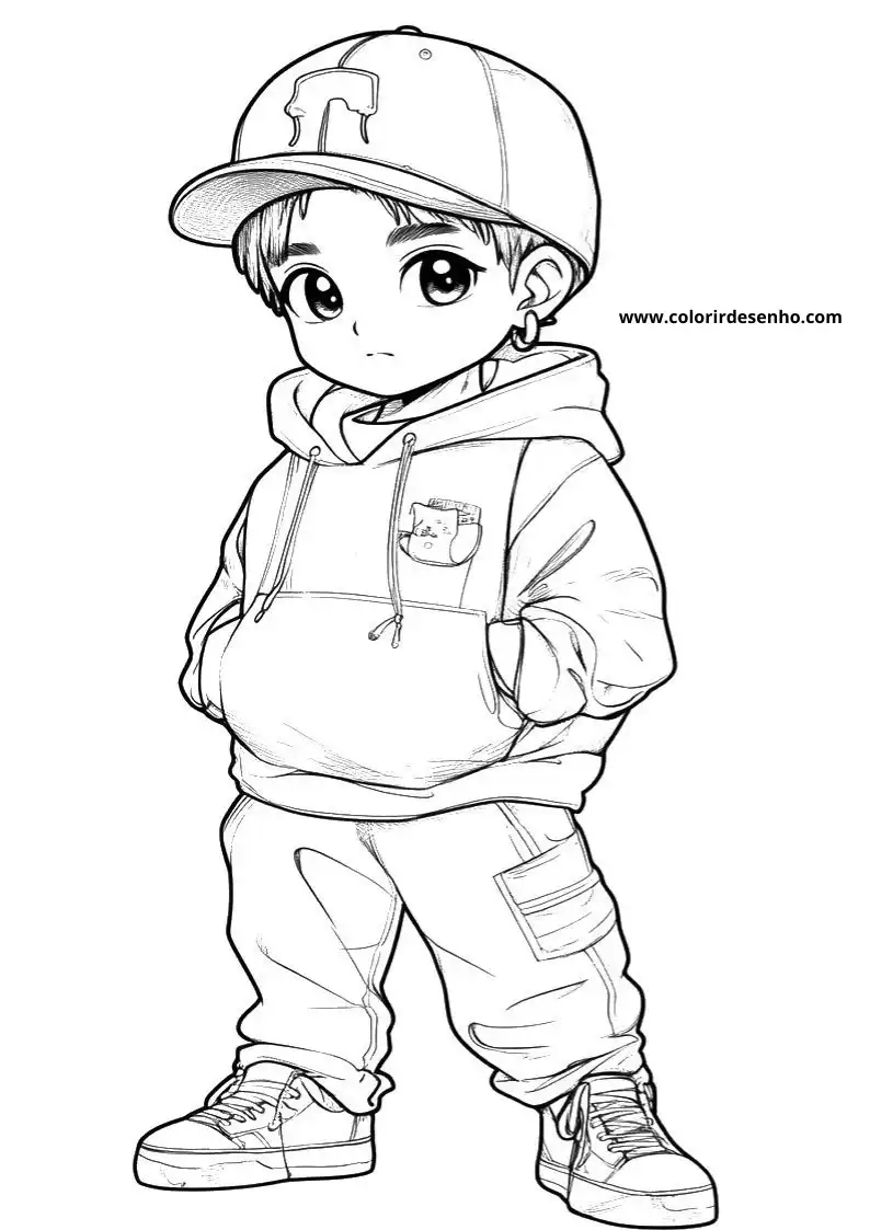 Download Hip Hop Coloring Pages 6