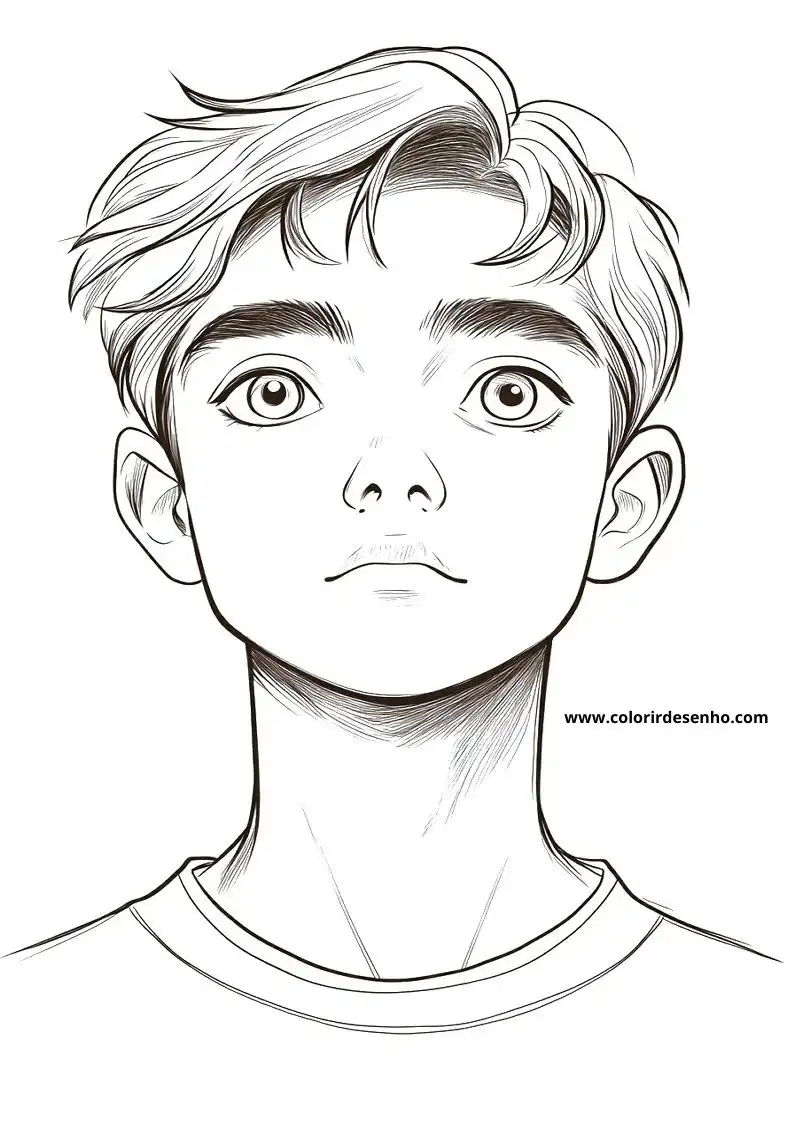 Download Man’s Face Coloring Pages 9