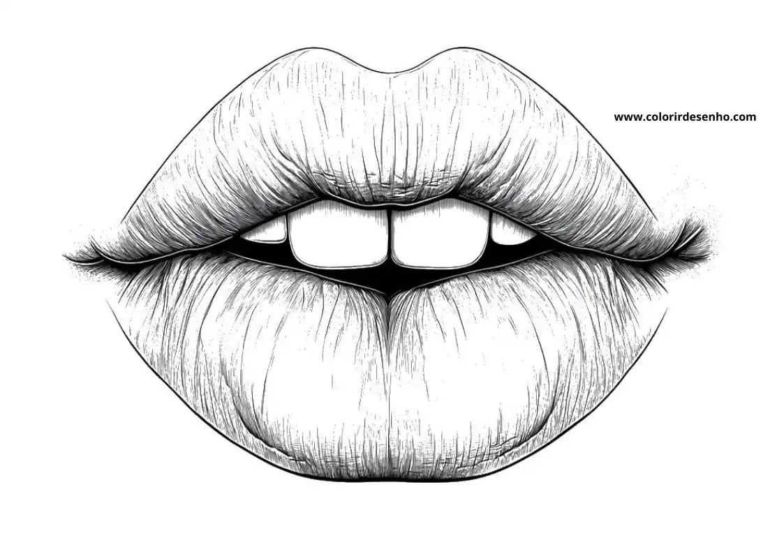 Download Mouth Coloring Pages 5