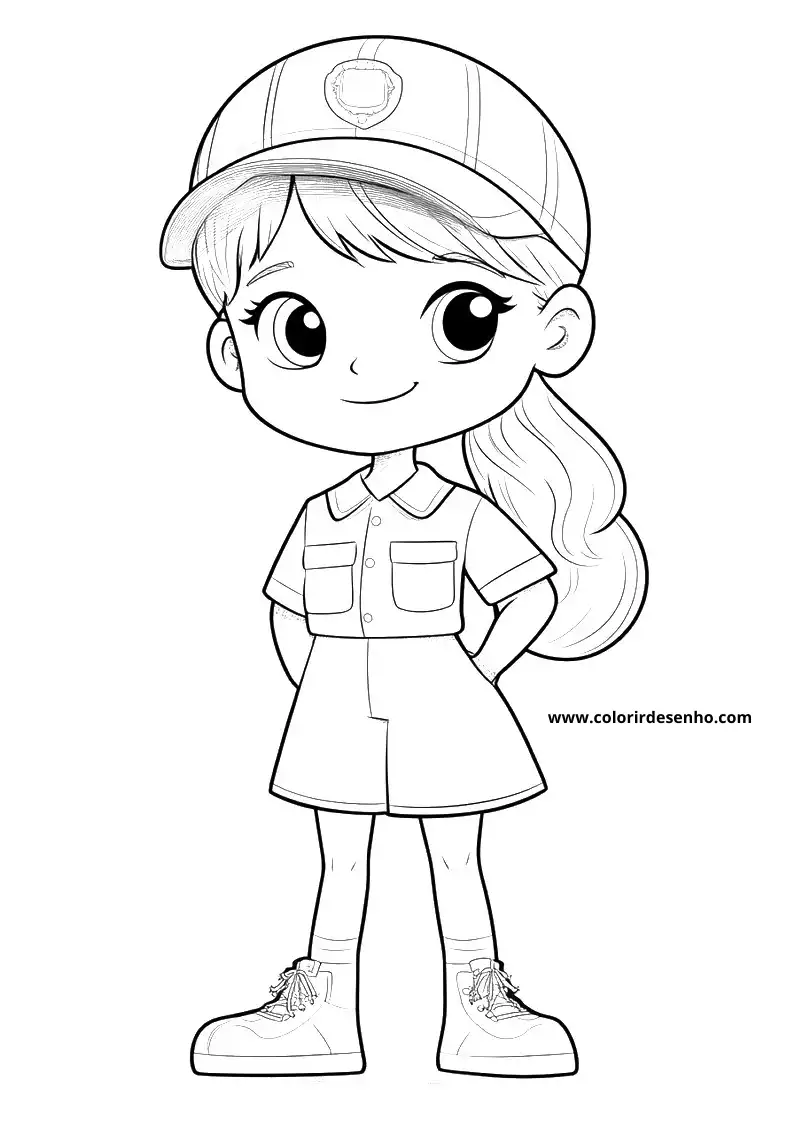 Download Police Coloring Pages 2