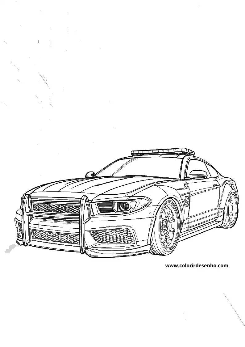 Download Police Coloring Pages 4